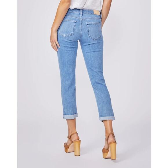 Paige Brigitte Jeans Ratatouille Destructed Size 26 - Picture 2 of 8